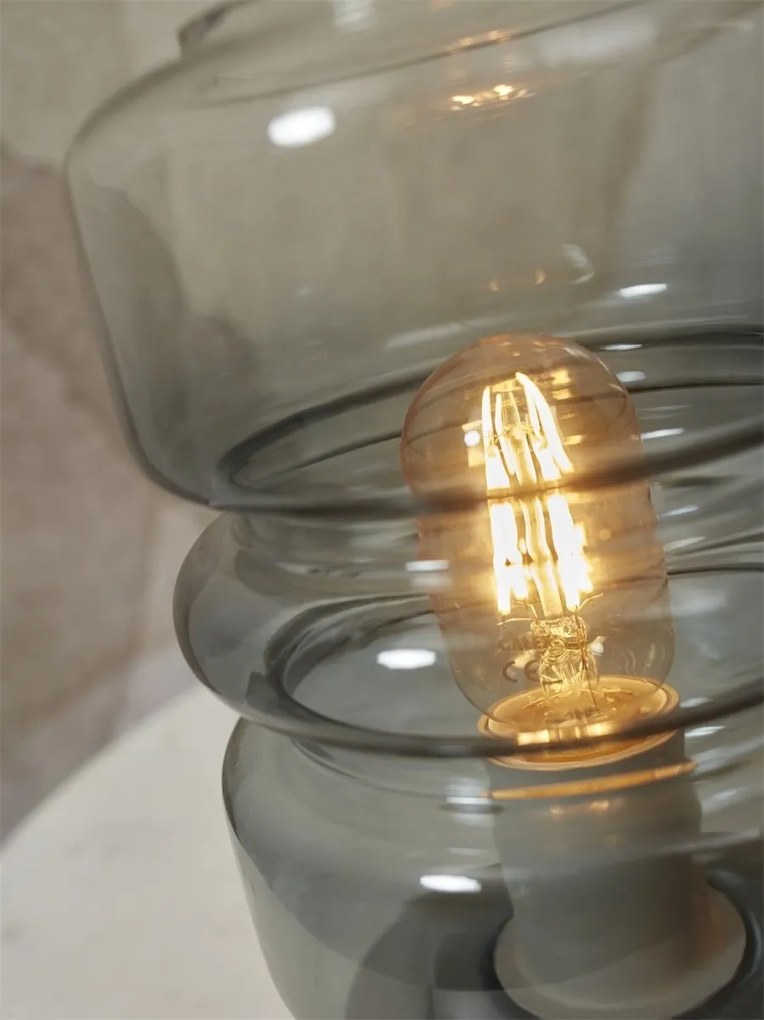 Veioza/Lampa de masa design decorativ Verona gradient/gri