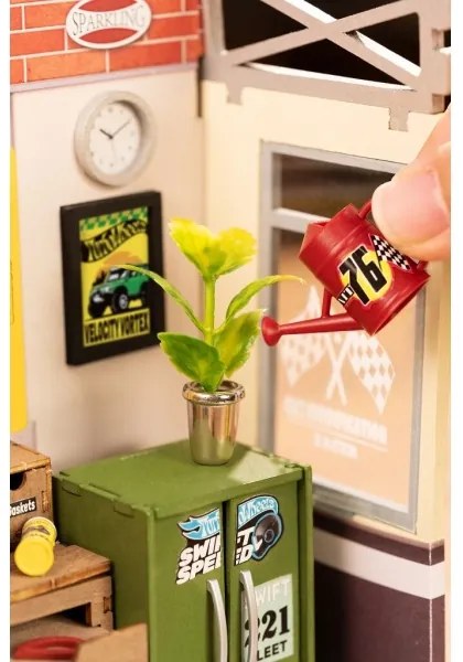 Casă miniaturală RoboTime garaj 2xAAA