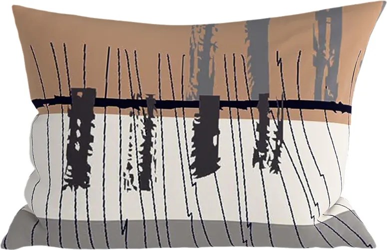 Fata de perna din policoton PINIA POLY 50x70 cm, gri
