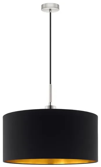 Lustră LED pe cablu Eglo TUNJA 1xE27/60W/230V negru