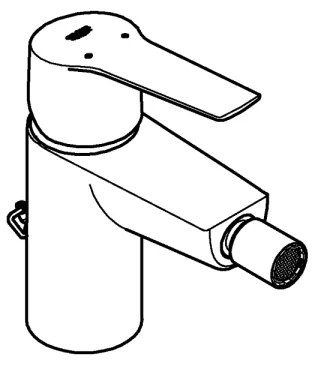 GROHE 32281002 - Baterie pentru bideu START S, crom lucios