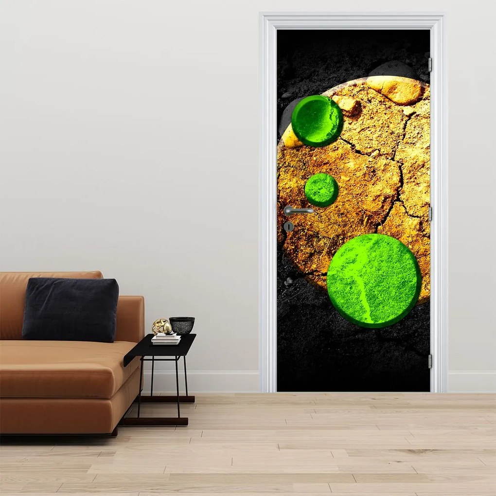 Fototapet pentru ușă - Abstract bile (95x205cm)