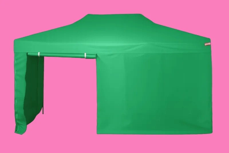 Perete lateral  4,5m cu ușă, Verde