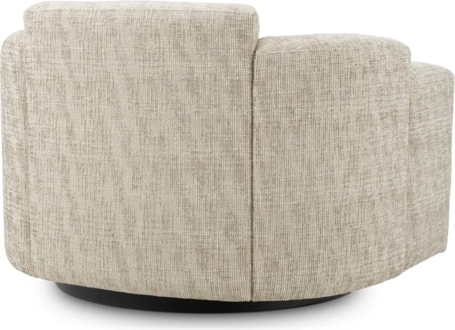Fotoliu pivotant LUX tesatura Creststone beige Marbella