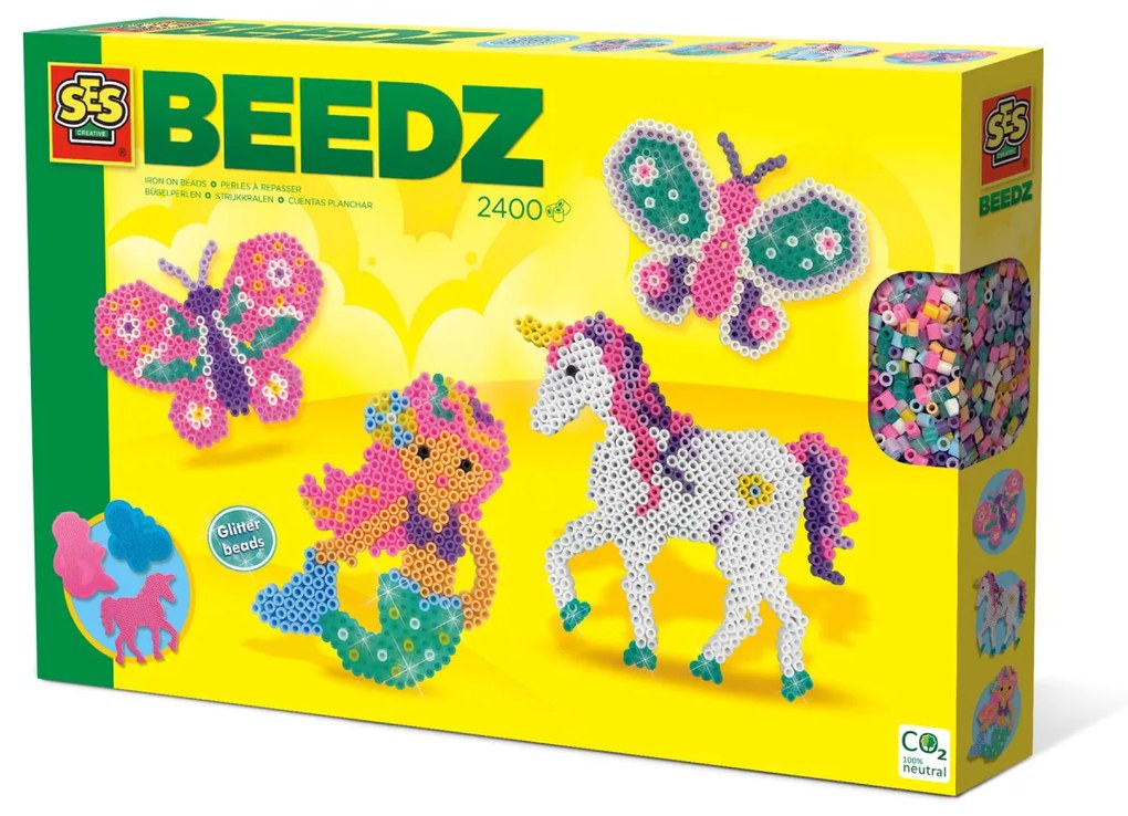 Set creativ Beedz - Margele de calcat Lumea fantastica
