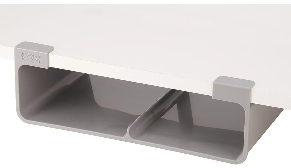 Dispenser pentru prosoape de bucătărie din hârtie și folie de aluminiu gri de agățat din plastic CupboardStore – Joseph Joseph