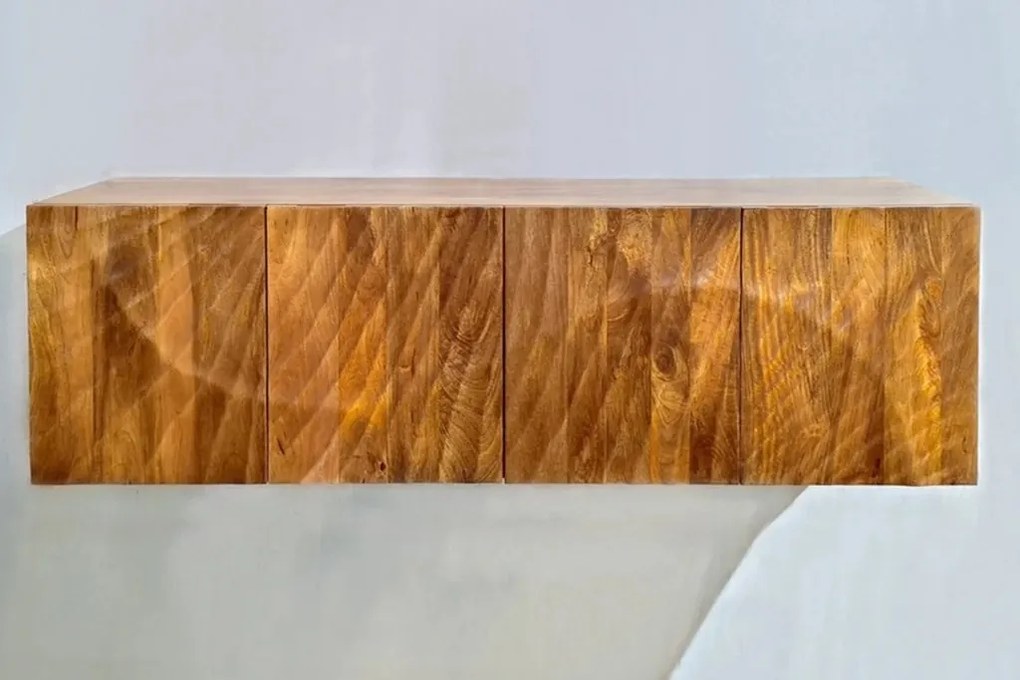 Comoda suspendata din lemn de mango Scorpion 180cm, maro A-46647 VC