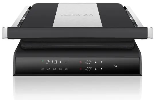 Grătar de contact Niceboy ION Grillmaster 2000W/230V negru/crom mat