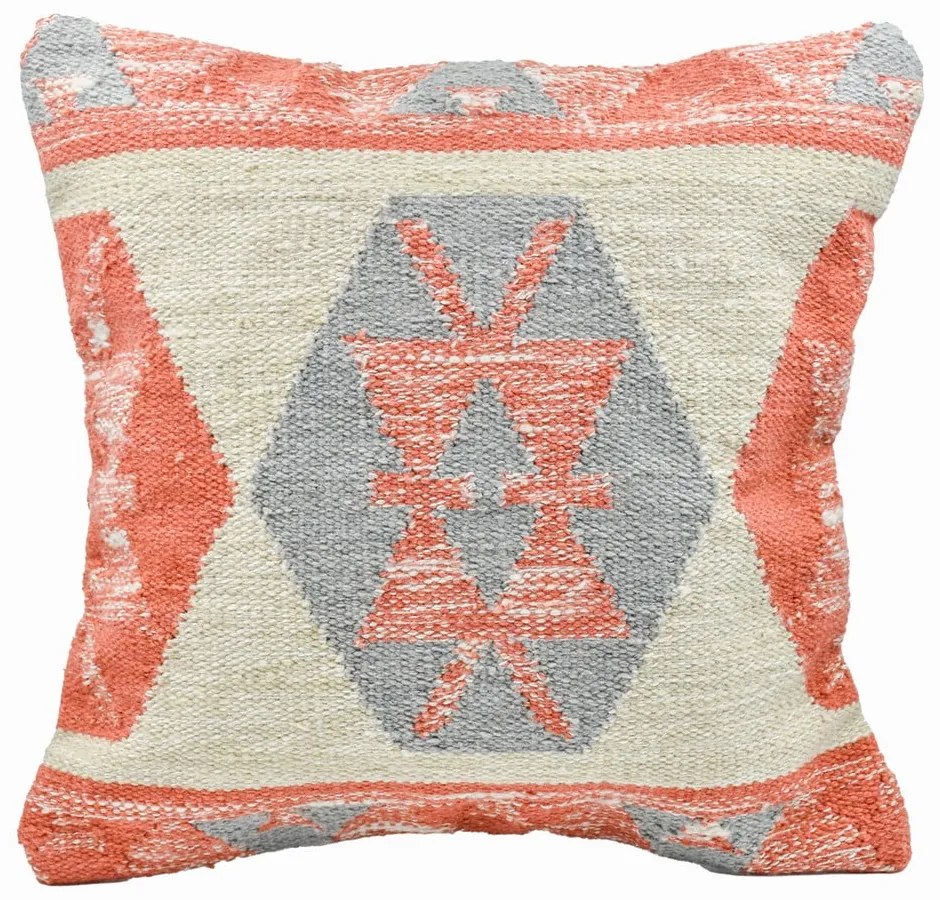 Pernă pentru exterior din plastic reciclat Green Decore Terracotta, 45 x 45 cm