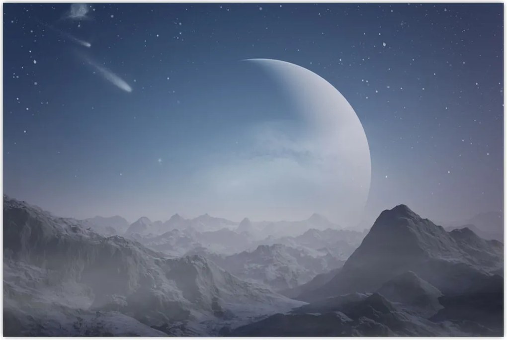 Tablou - Cer deasupra stâncilor (90x60 cm)