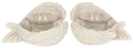 Set suporturi lumanari Aripi de inger