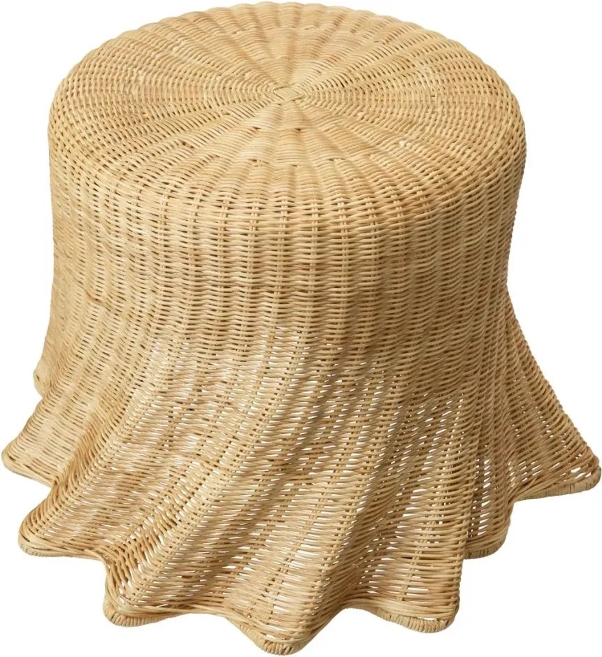 Masuta auxiliara din ratan design clasic elegant Rolph