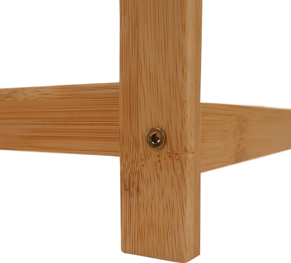 Raft cu 5 poliţe, bambus natural, FIORE TIP 3