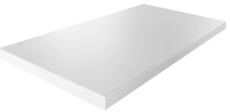 Bucatarie Zebra 260 cm din MDF Verde cu blat termoizolant alb