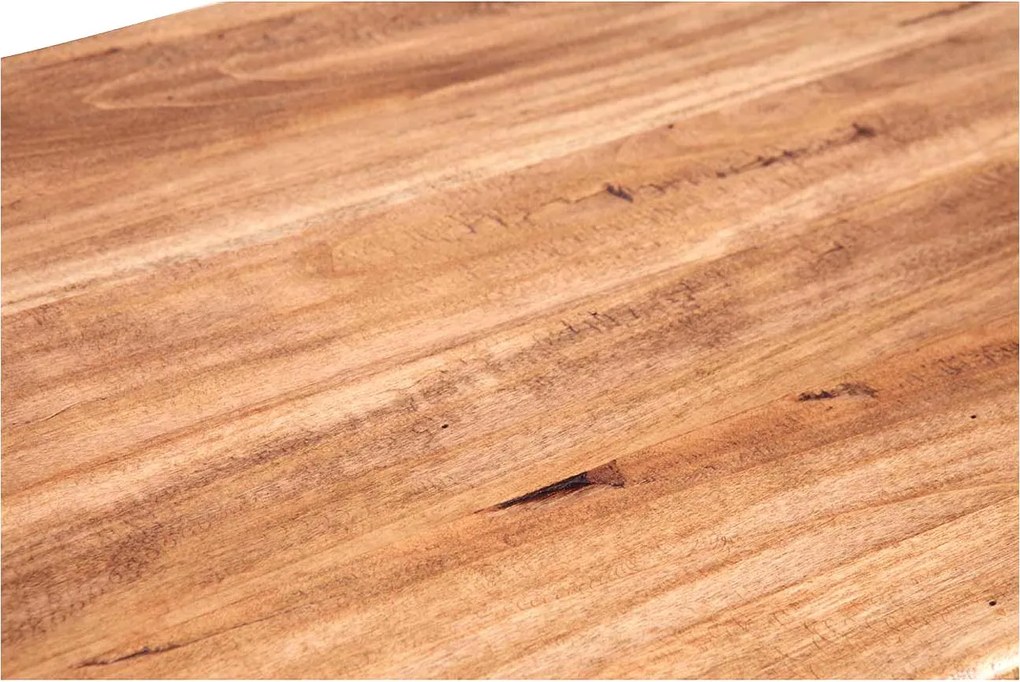 Masa consola, L73 36 H75 cm, natur antichizat, lemn masiv