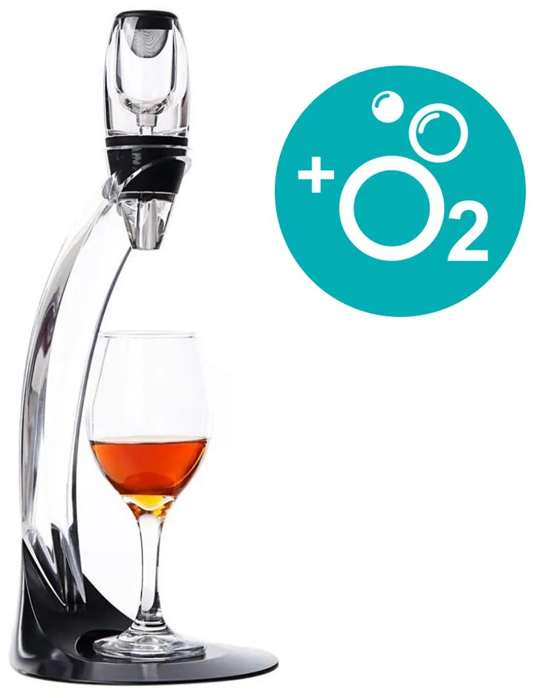 Decantor de vin cu suport