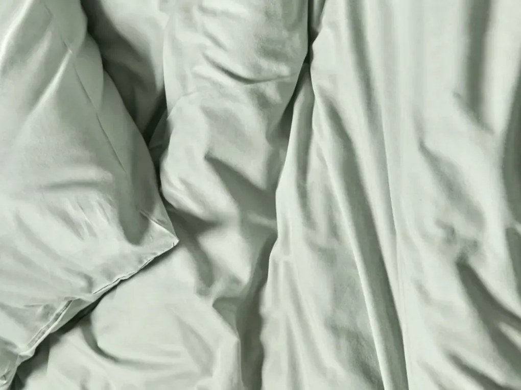 Lenjerie de pat din bumbac CALMORA mentolová Dimensiune lenjerie de pat: 2 buc 70 x 90 cm | 200 x 220 cm