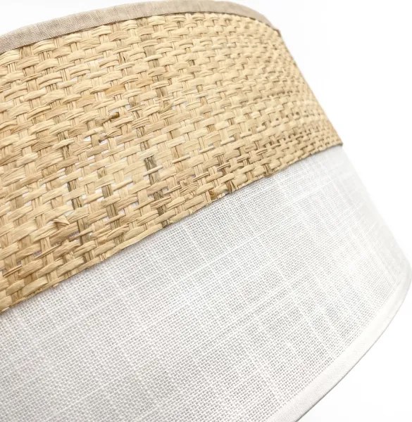 Plafonieră LED SIRJA BOHO, 20 W, 230 V, Ø 35 cm, bej/alb