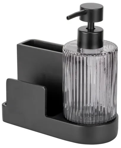 WENKO 54654100 - Organizator PINA, 16 x 17 cm, negru