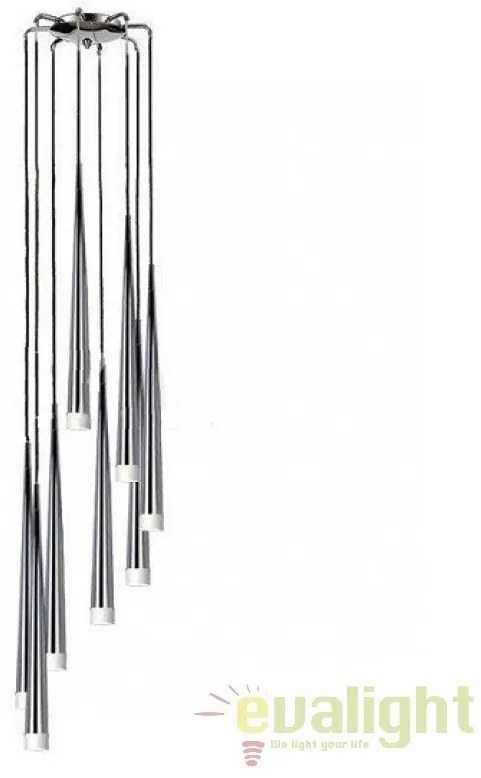 Lustra design modern Stylo 8 chrome