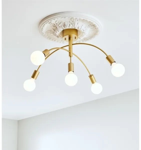 Lustră aplicată CYGNUS 5xE27/40W/230V aurie Markslöjd 108285