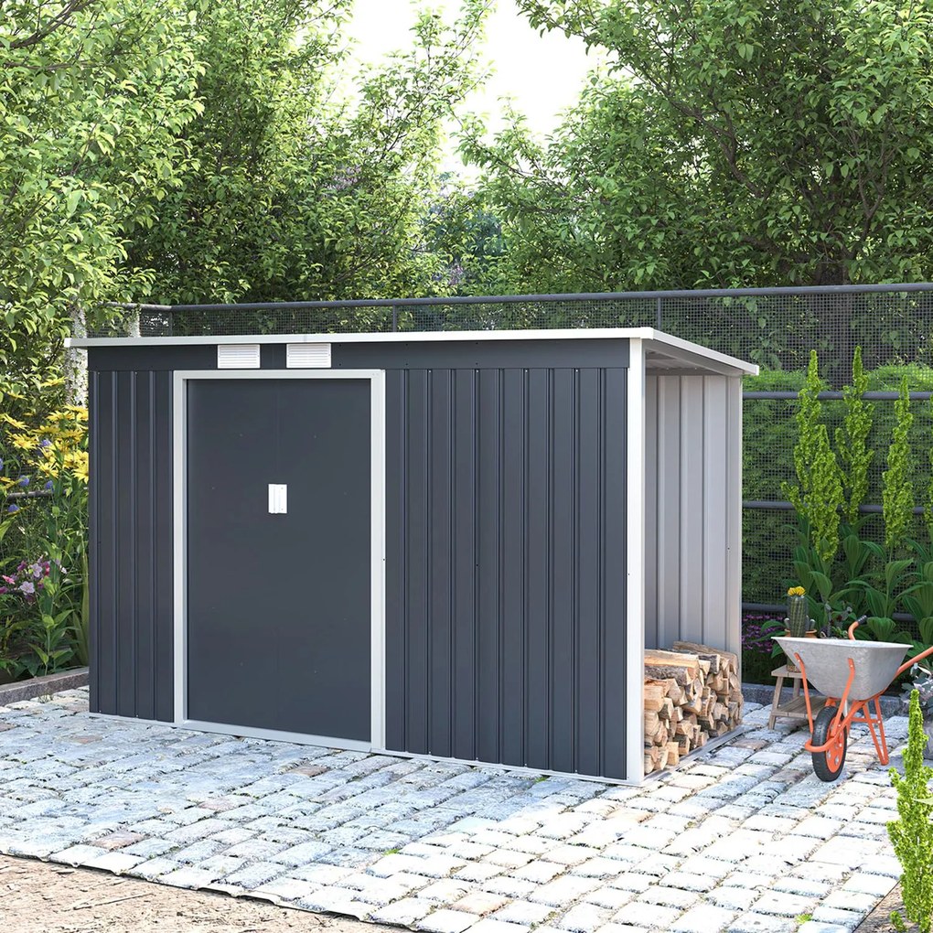 Magazin pentru lemn la metal casa M dreapta
