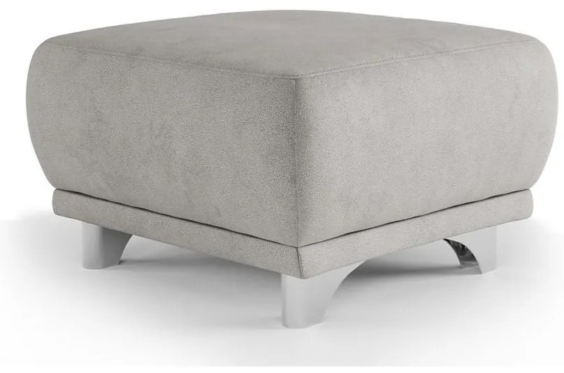 Taburet RIMINI 66x66 cm gri deschis