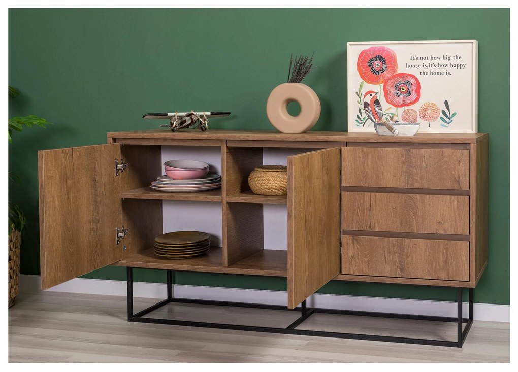 Mobilier living Lexuna 15 (Nuc + Negru). 1088966