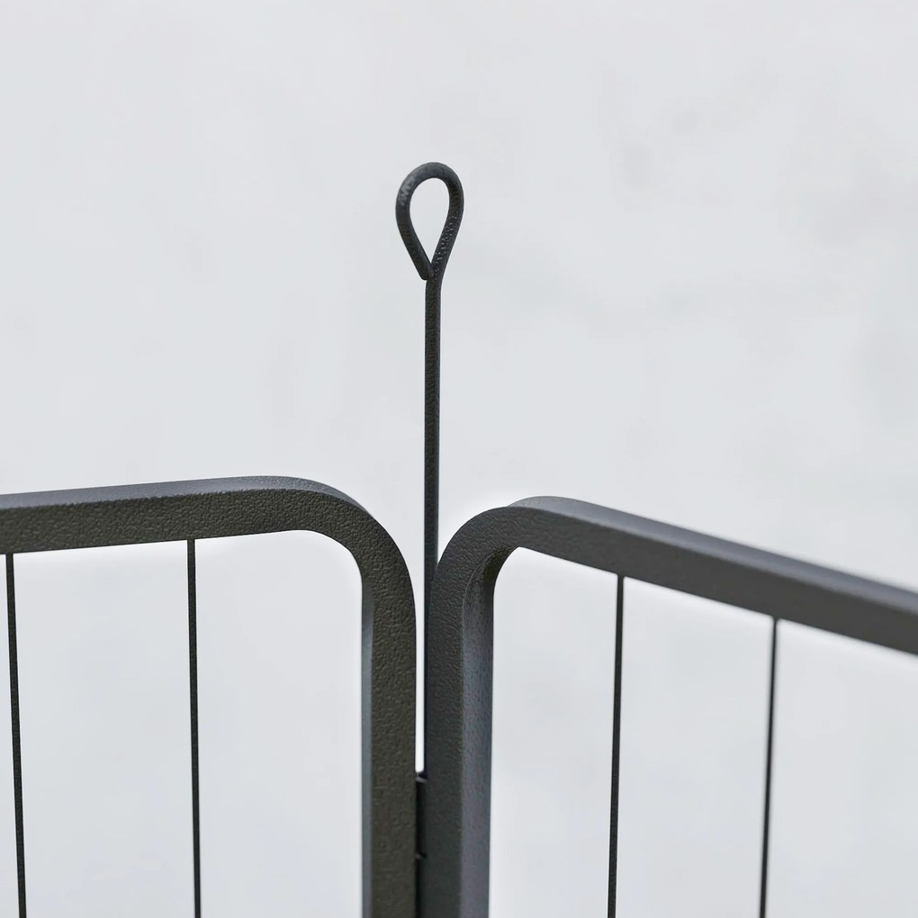 PawHut gard pentru câini, țarc pentru animale de companie, 6 panouri, oțel, pliabil, Gri | Aosom Romania