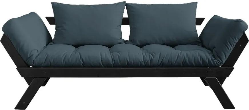 Canapea variabilă KARUP Design Bebop Black, albastru petrol