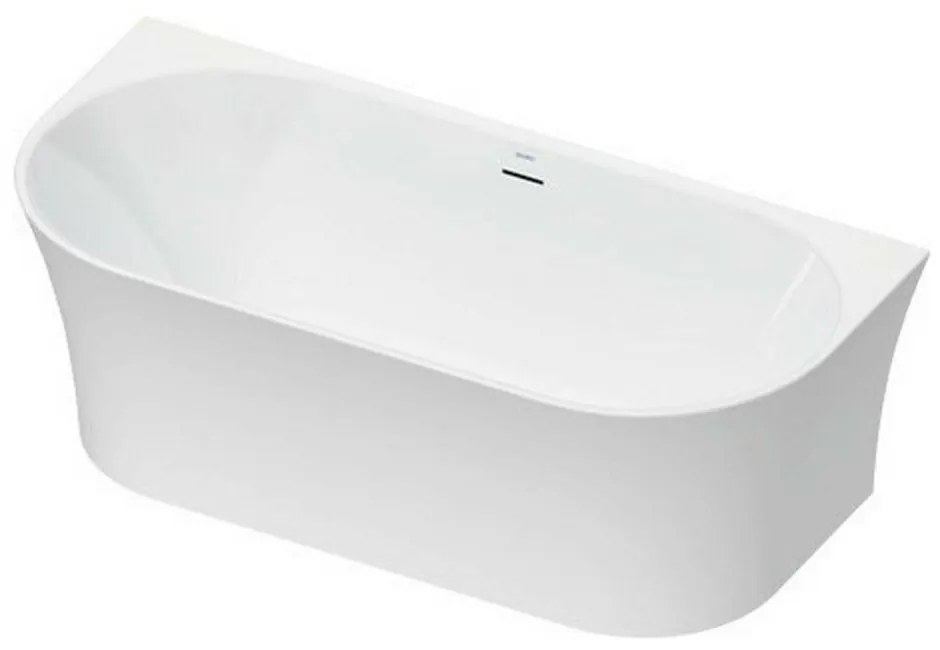 Cada freestanding alb Duravit DuraSenja 170x80 cm lipitadeperete,BTW