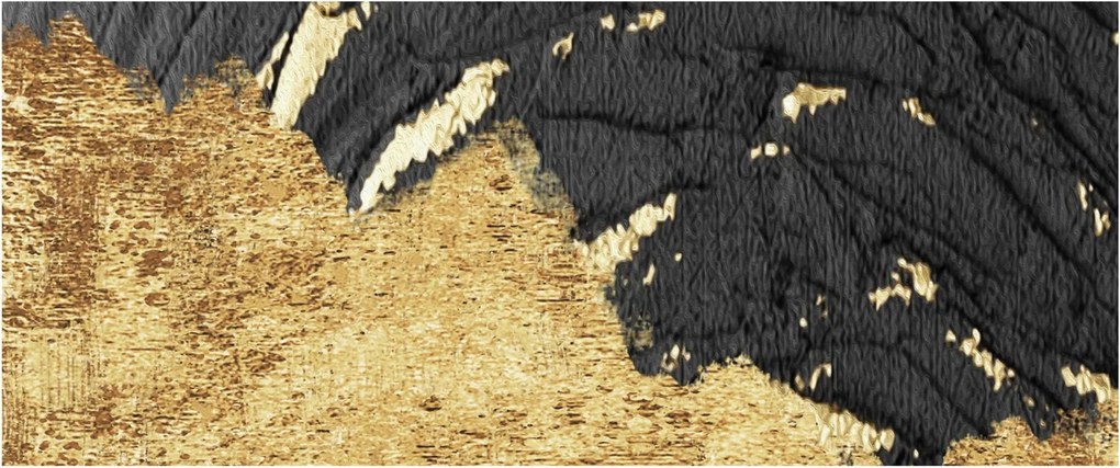 Tablou - Structura de aur N⁰1 (120x50 cm)