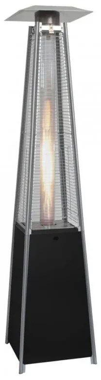 Incalzitor pe gaz ELITE ODRGH-1303GR, 13 kW, 35 m², Aprindere piezoelectrica, Protectie la inclinare, Roii, Negru/Gri