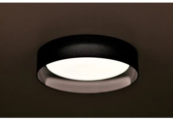 Plafonieră LED Duolla ROLLER LED/24W/230V d. 45 cm negru