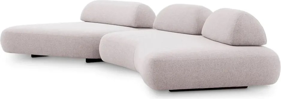 Canapea fixa design LUX din 2 module Residenza, Mauritius grey