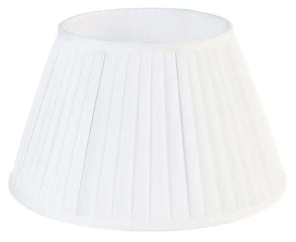 Abajur plisat alb 35/20 cm