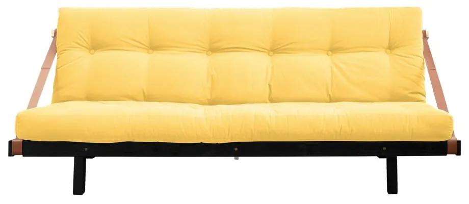 Canapea variabilă Karup Design Jump Black/Yellow