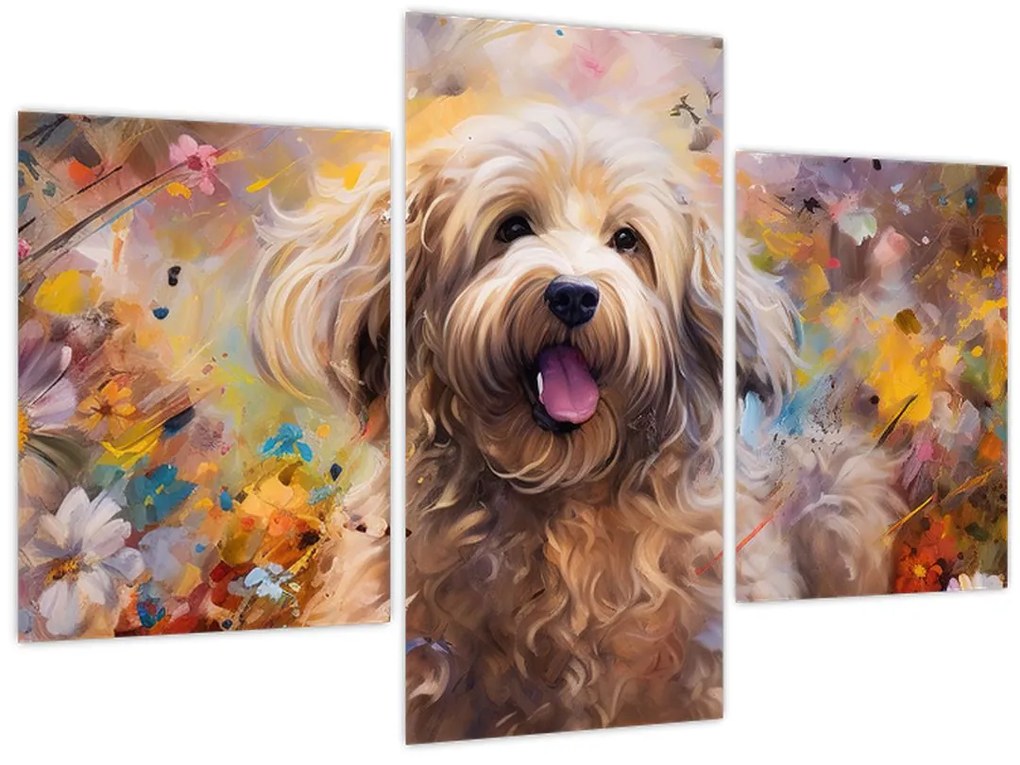 Tablou - Happy Dog II. (90x60 cm)