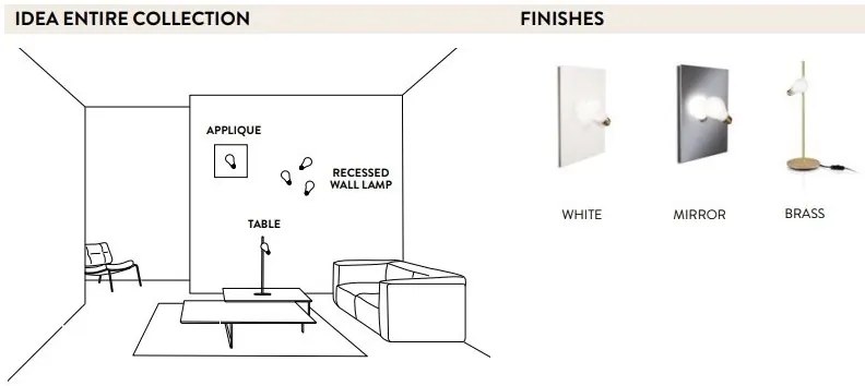 Lampa incastrabila cu „bec” suspendat magic cu efect tridimensional Idea