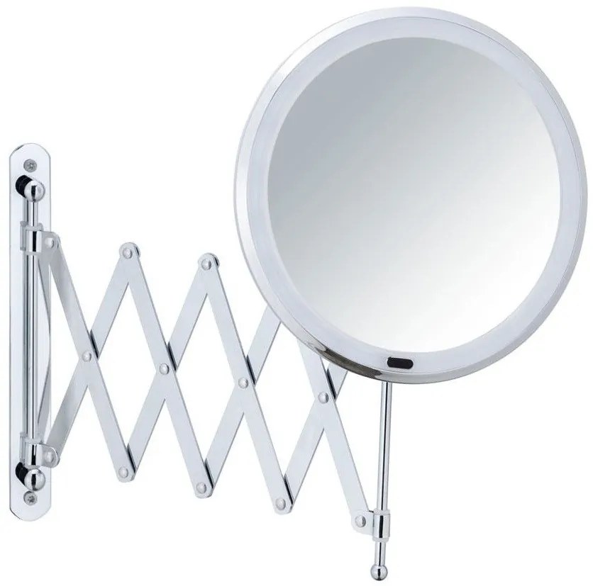 Oglindă cosmetică telescopică BARONA cu iluminare, WENKO