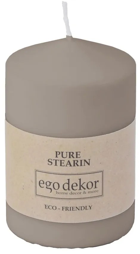 Lumânare Eco candles by Ego dekor Top, durată ardere 25 h, maro