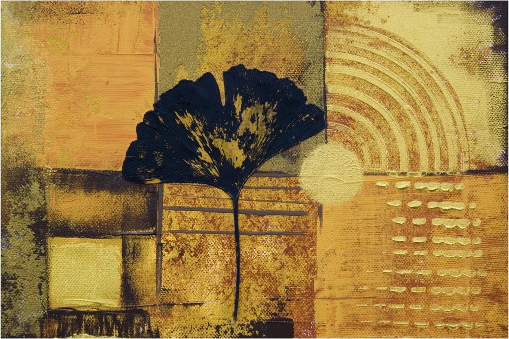 Tablou - Frunza ginkgo (90x60 cm)