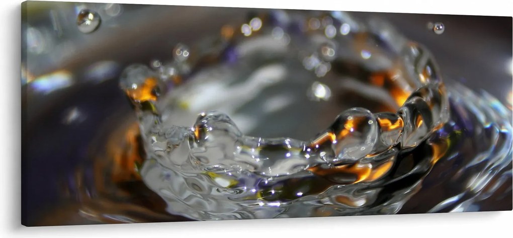 Tablou cu brățara din picături de apă (120x50 cm)