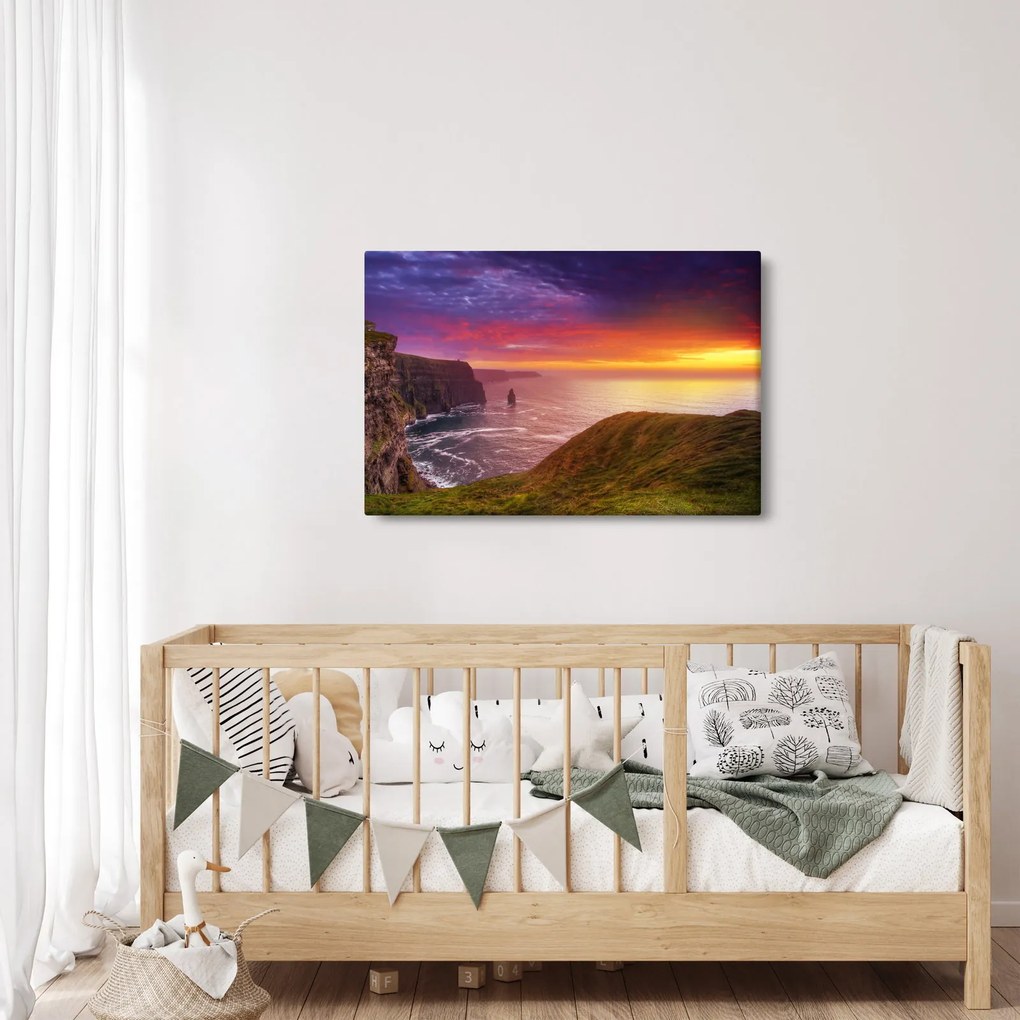 Tablou - Stâncile din Moher (90x60 cm)