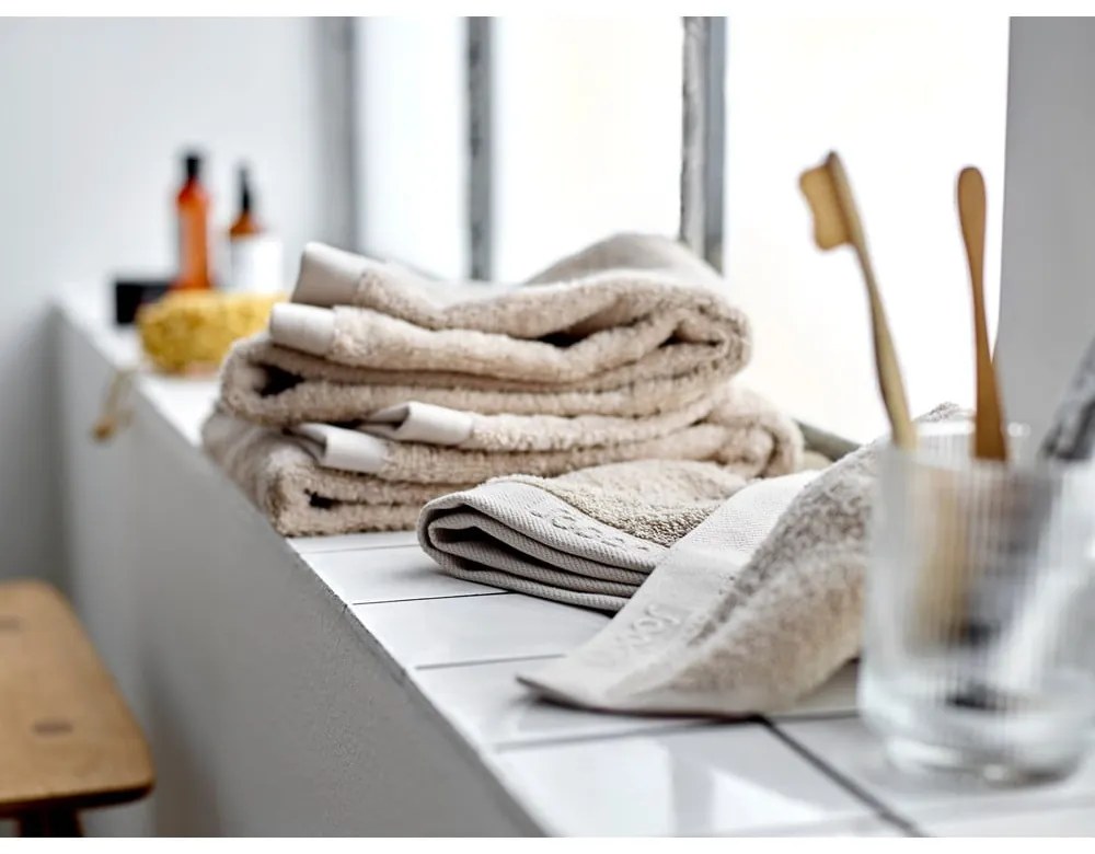 Prosop bej din bumbac din frotir 30x30 cm Comfort – Södahl