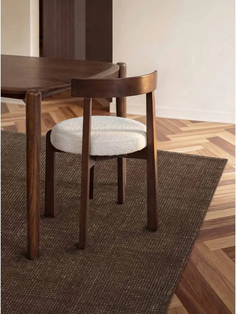 Covor maro țesut manual din lână 160x230 cm Greenwich – Ted Baker