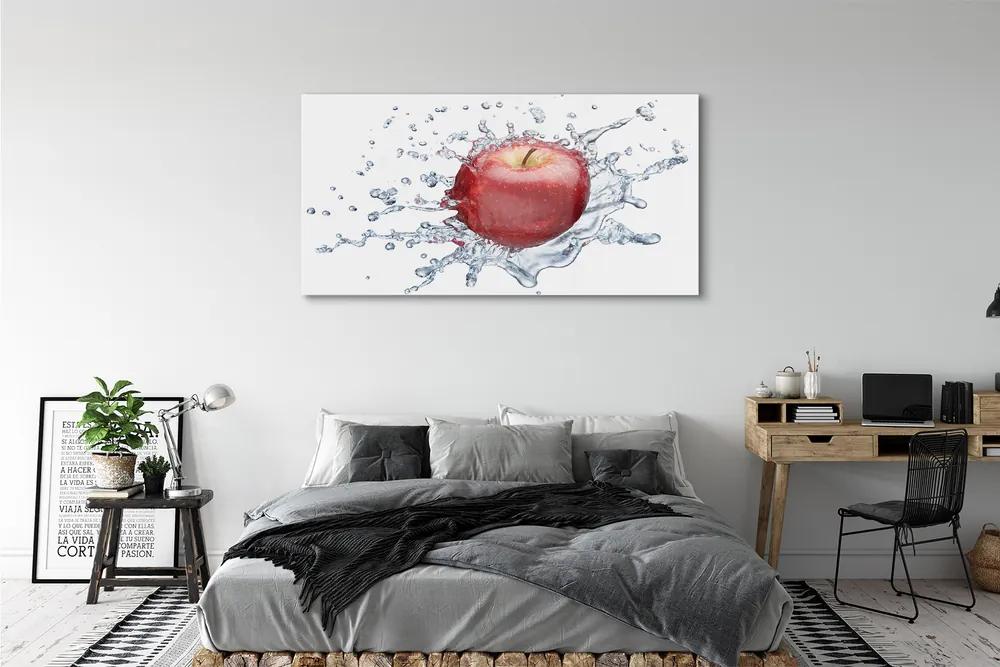 Tablouri acrilice măr roșu în apă