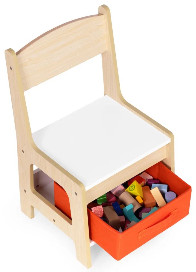 Mobilier pentru copii set masă 2 scaune cu tablă de cretă