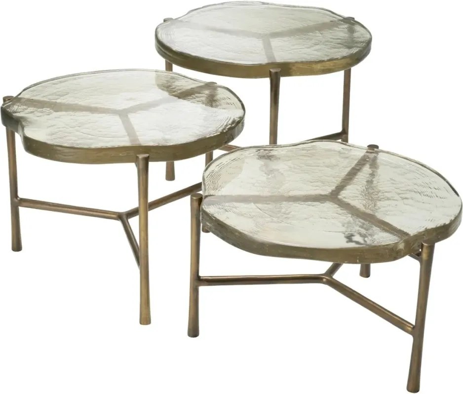 Set de 3 masute design LUX Claremont