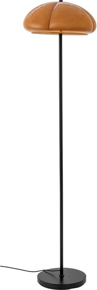 Lampadar galben ocru cu abajur din sticlă (înălțime 157 cm) Kinoko – Bloomingville